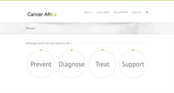 Desktop Screenshot of cancerafrica.org